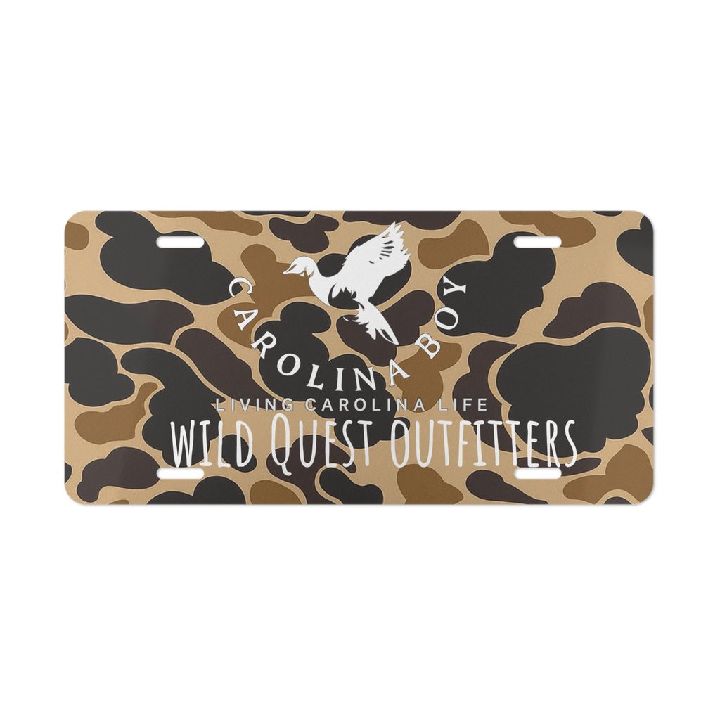 Carolina boy duck camo front plate