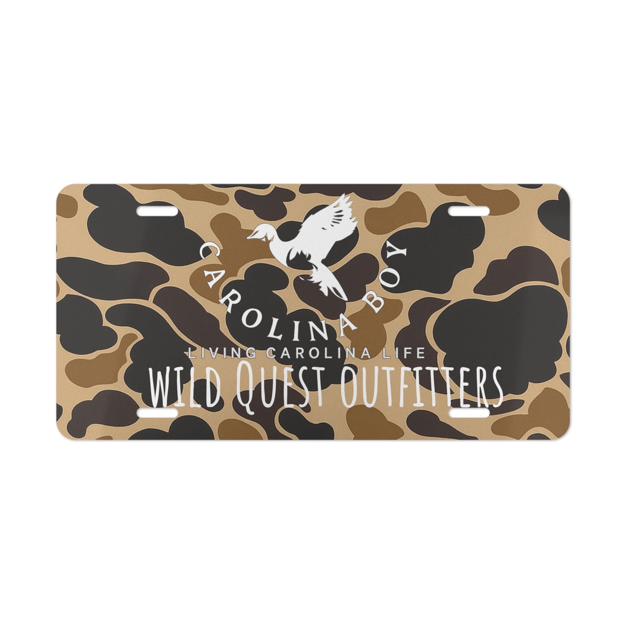 Carolina boy duck camo front plate