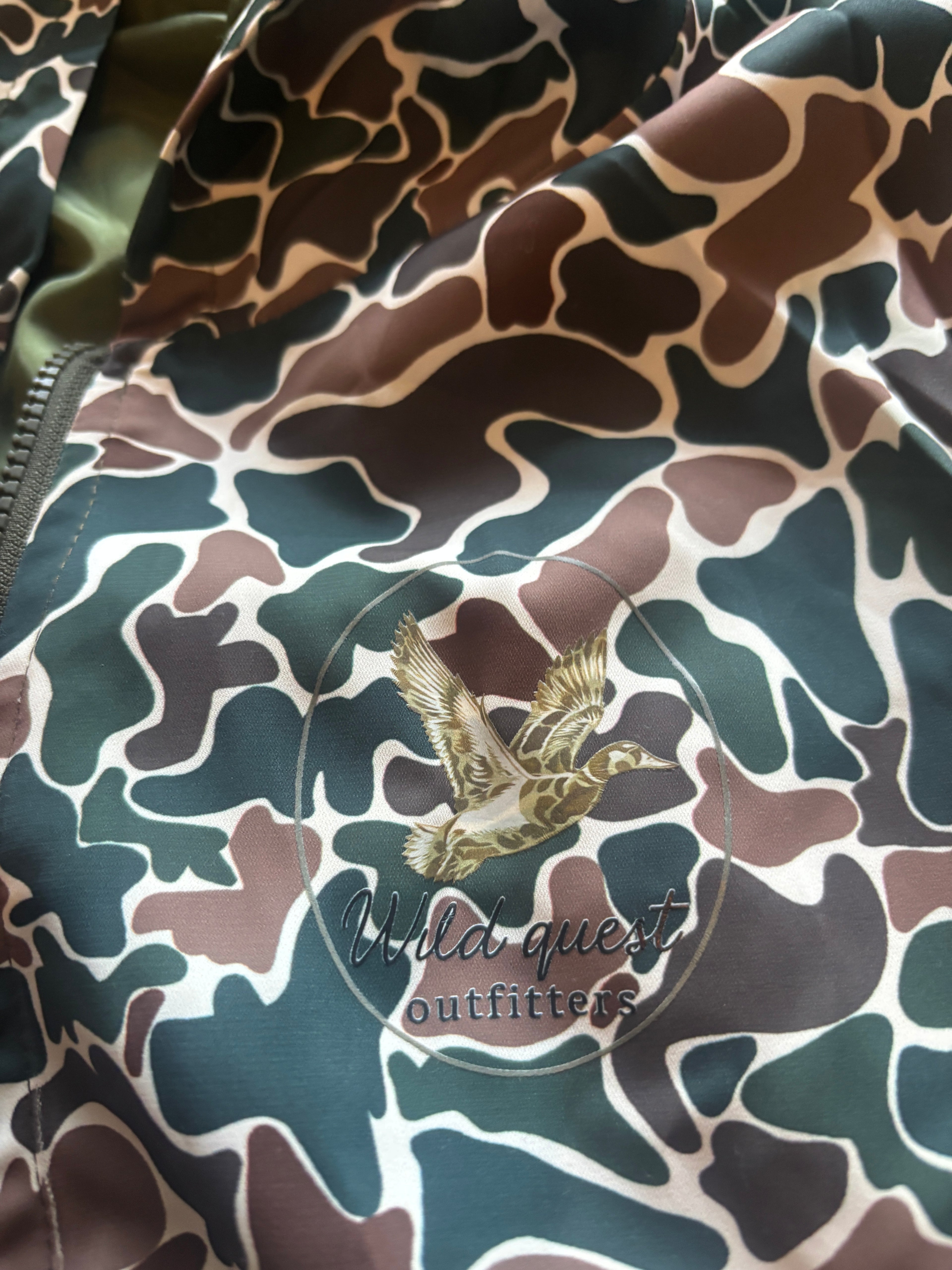 Duck camo windbreaker( recommended going a size up)